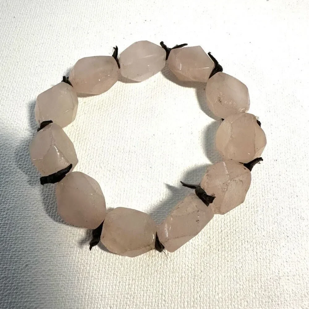 Rose Quartz stretchy bracelet rose quartz